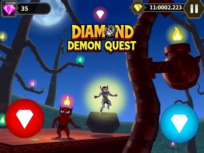 Diamond Demon Quest gameplay screenshot